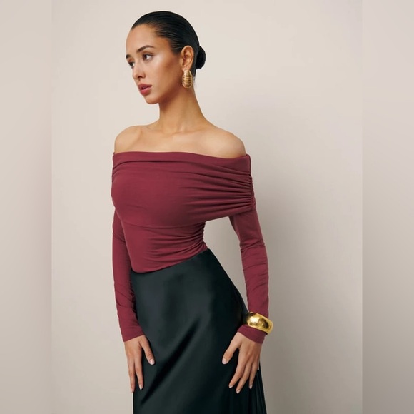 NWT Reformation Florentina top in Chianti - size s - Picture 3 of 6